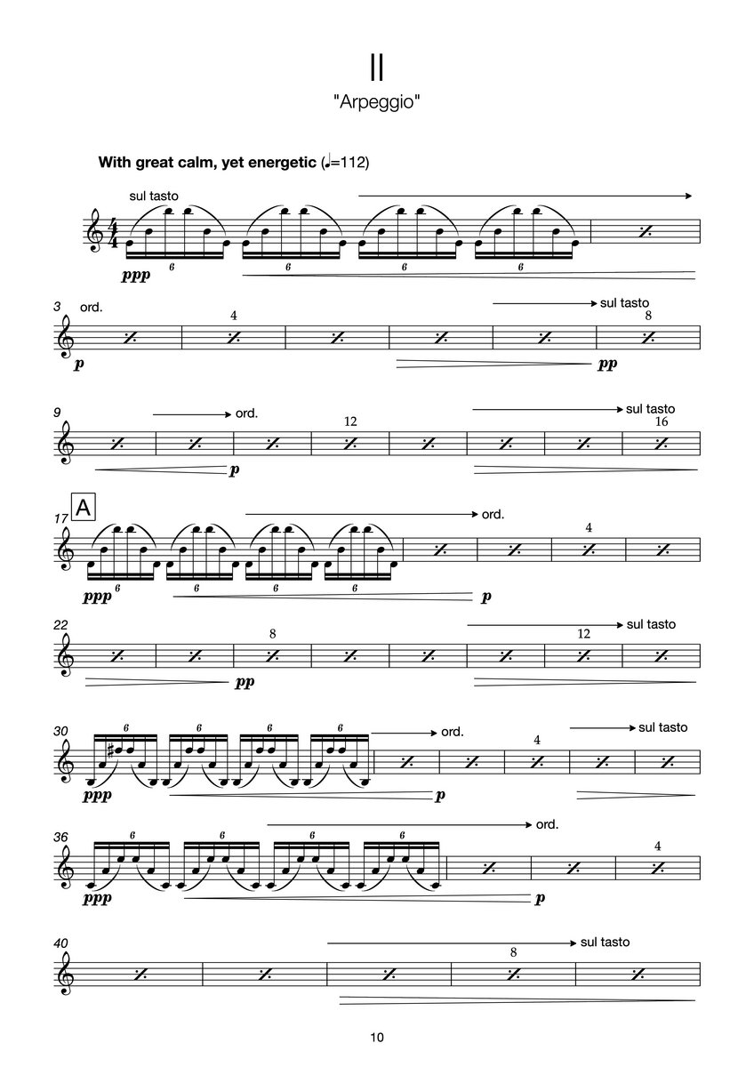 Six Pieces for Solo Violin