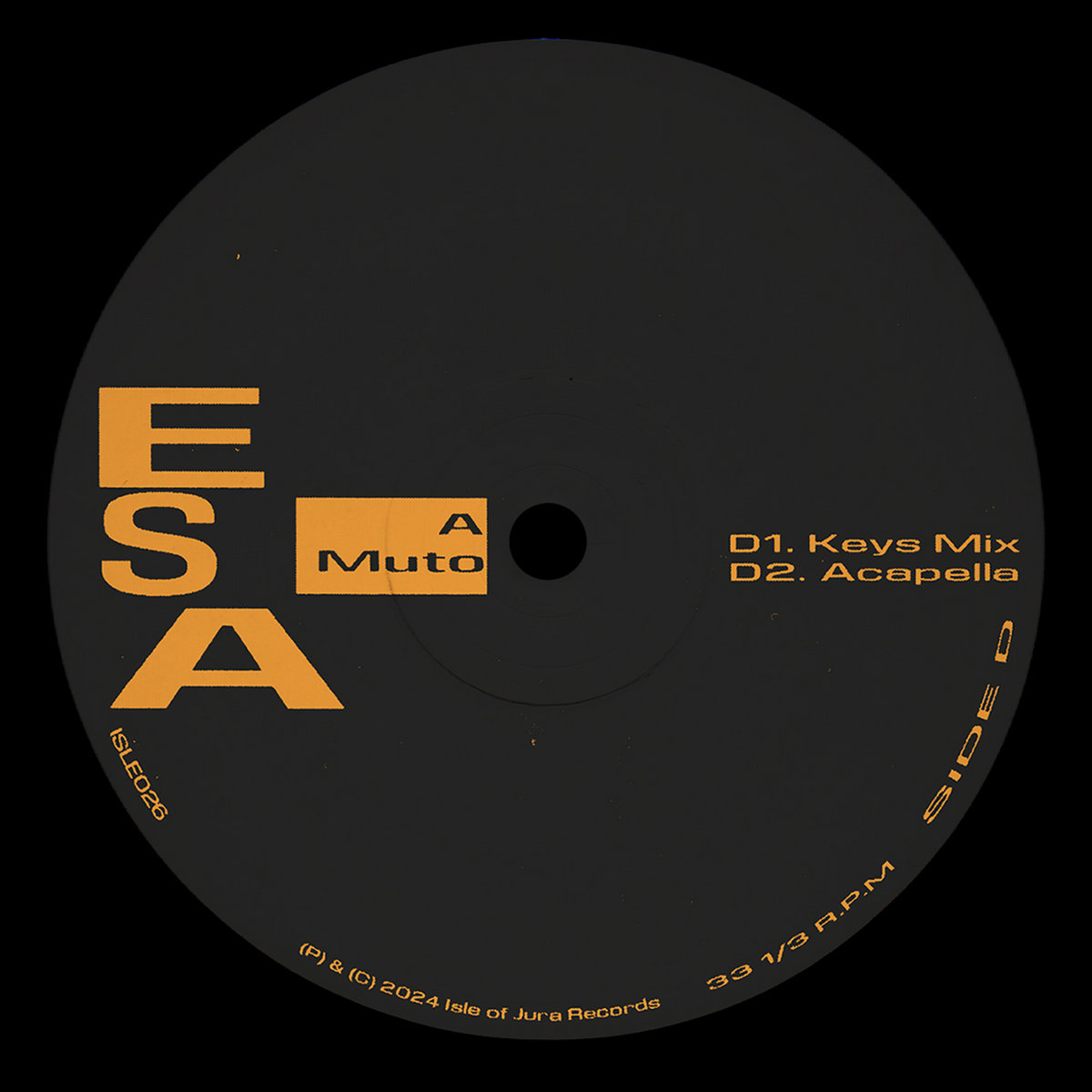 豪2discs LP Esa A Muto ISLE026 Isle Of Jura Records /00520 A Muto | Esa