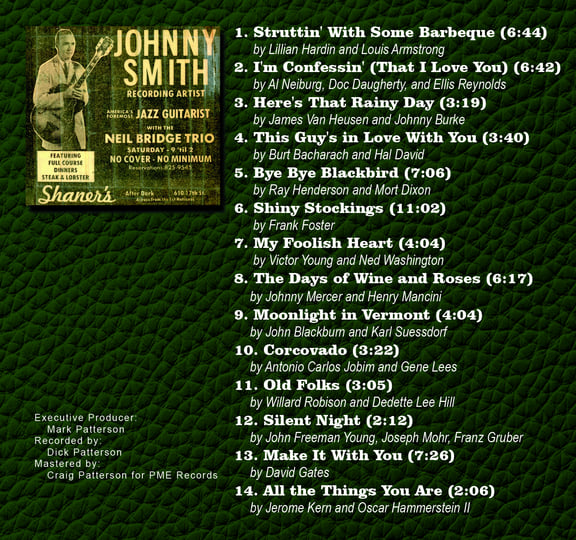The Last Night at Shaner's | Johnny Smith with the Neil Bridge
