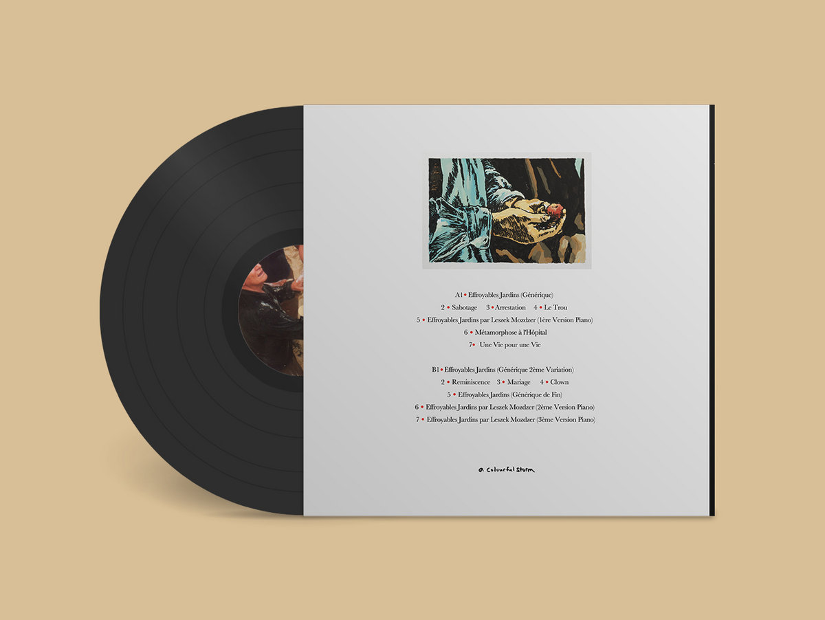 豪LP Zbigniew Preisner Effroyables Jardins (Original Soundtrack) ACOLOUR040 A Colourful Storm /00260 Effroyables Jardins | Zbigniew Preisner | A Colourful Storm
