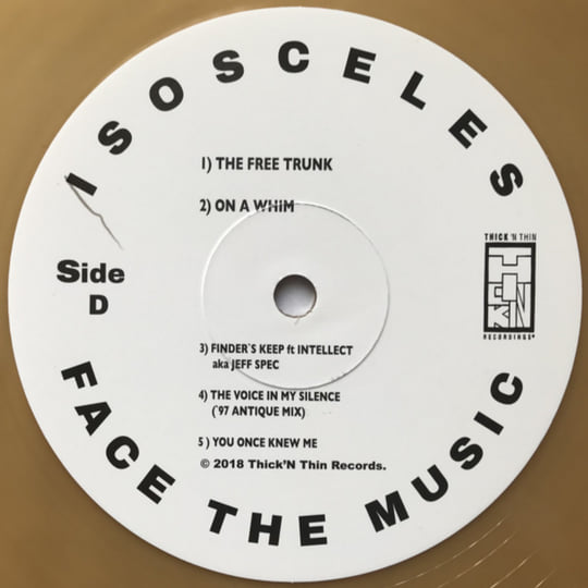 洋楽 Recordings Thin 'N Thick | Isosceles | Music The Face CD  1998 MUSIC the FACE ISOSCELES 洋楽