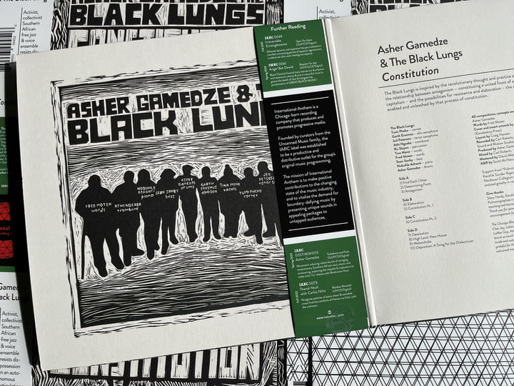 ワールドワイドLP Asher Gamedze &amp; The Black Lungs Constitution IARC0084 International Anthem Recording Company /00260 Constitution | Asher Gamedze & The Black Lungs