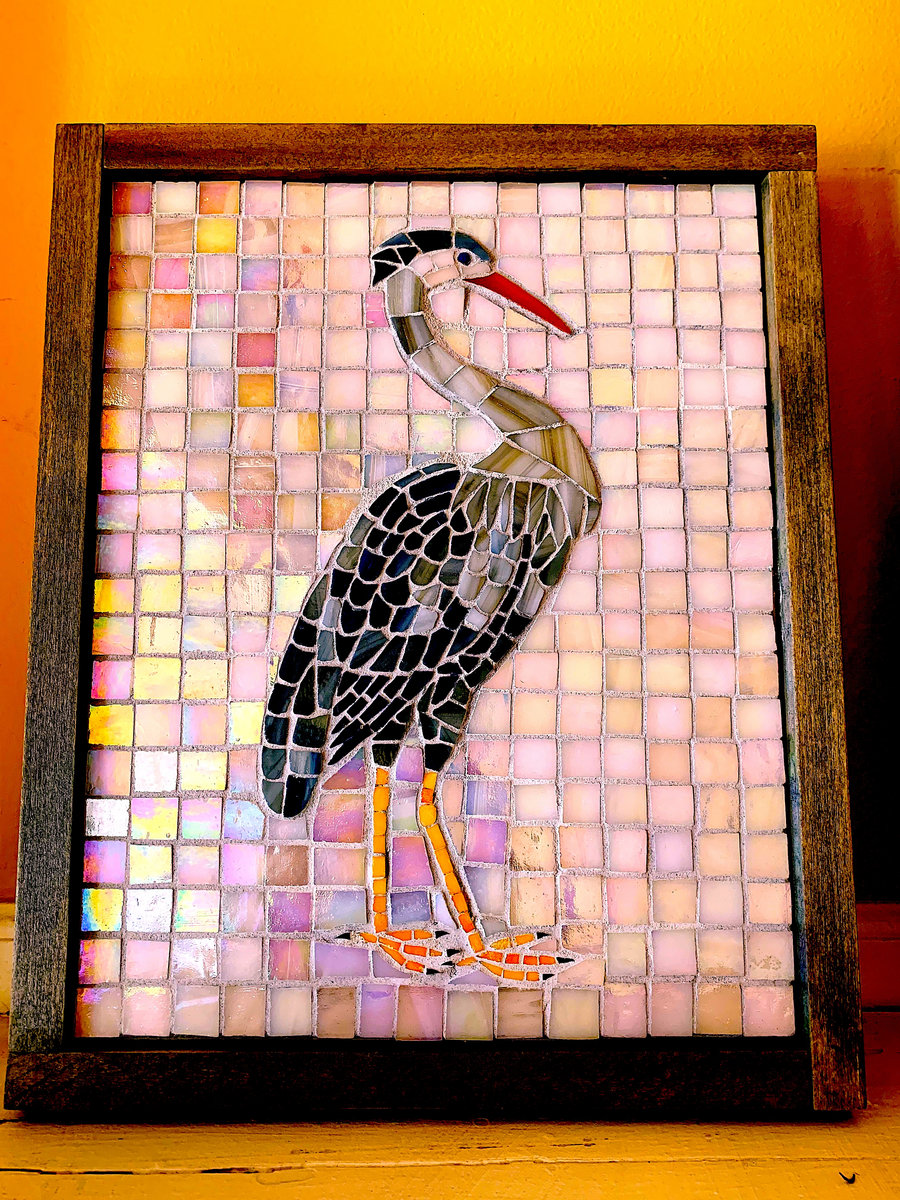 the secrets are double [to that which is] | the great blue heron