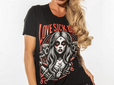 LSD Goth Girl T-shirt | Love Sick Drug