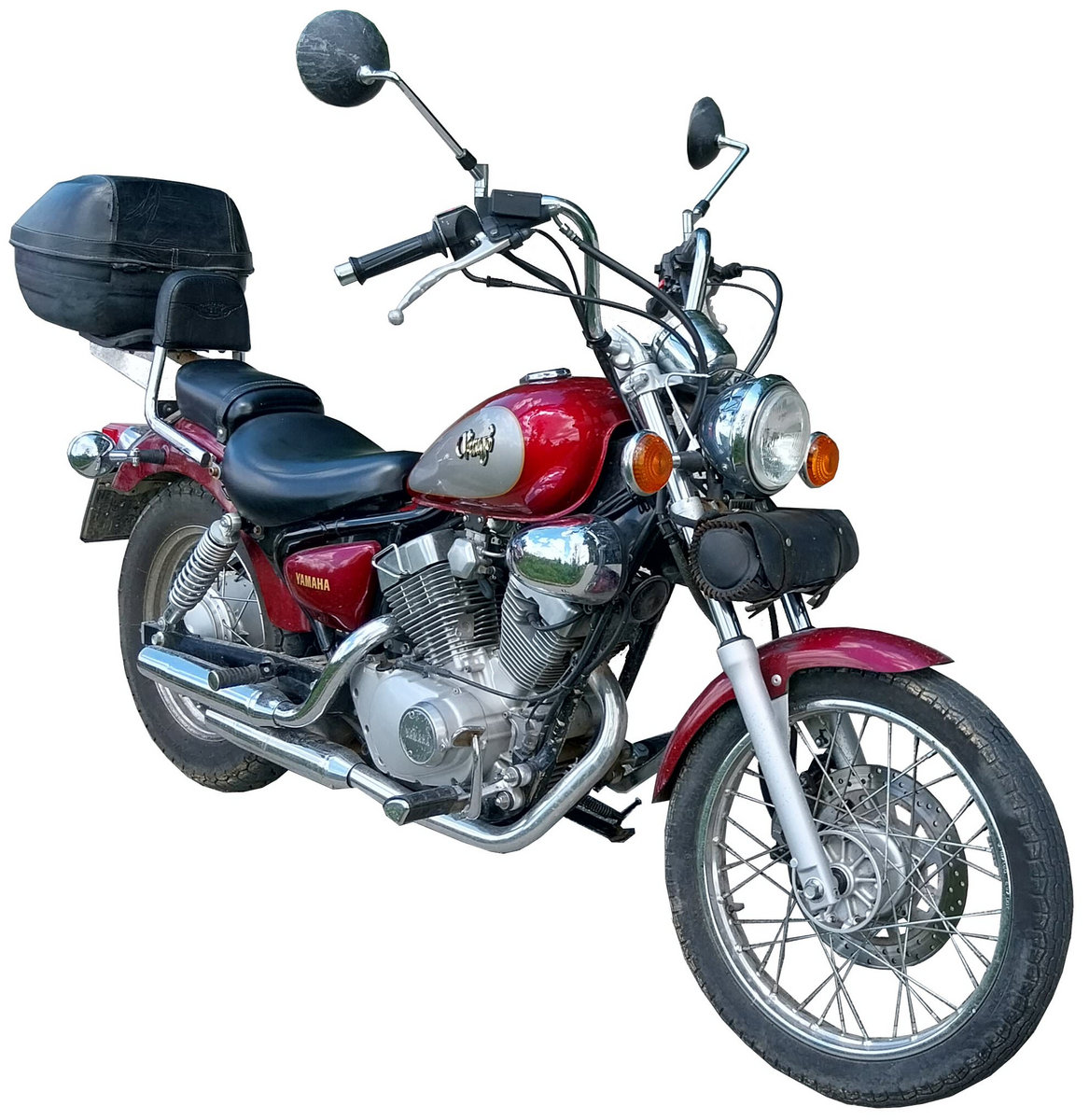 Yamaha Virago XC125 1997 cruiser motorcycle photo detail