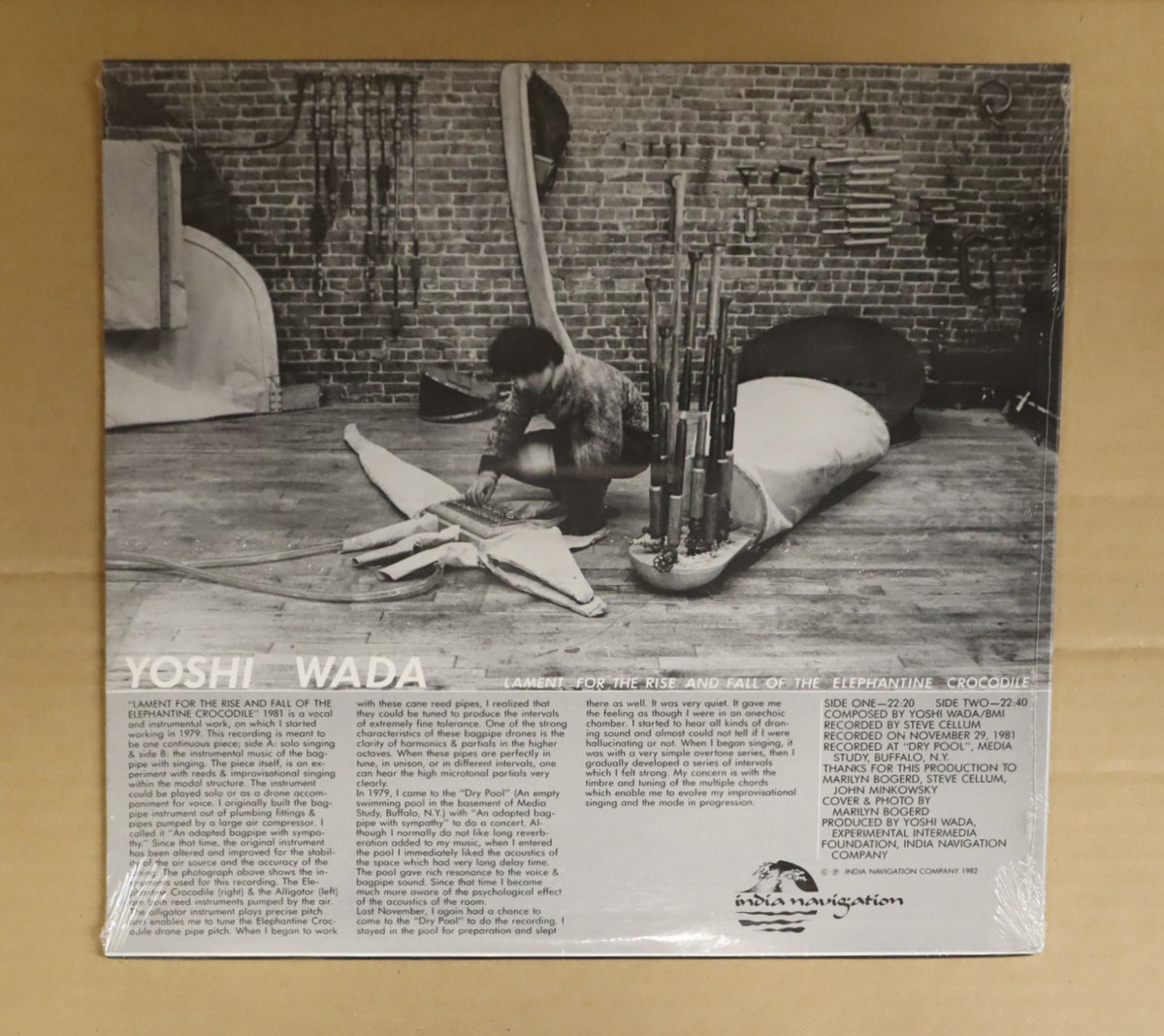 Original/sealed copy= Yoshi Wada “Lament for the Rise and Fall of