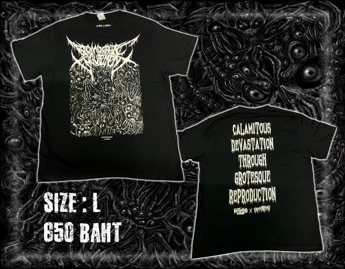 Brutal Mind x FTOL T-shirt L size | BIOMORPHIC ENGULFMENT
