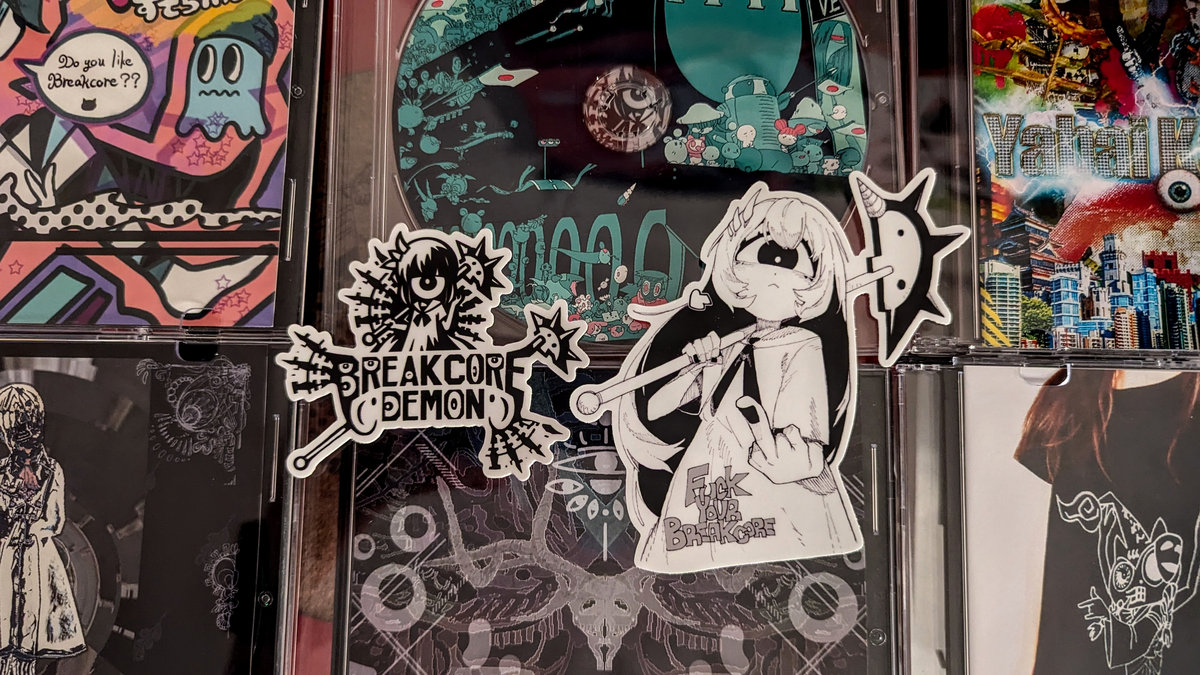 Breakcore Demon Sticker Pack | Breakcore Demon