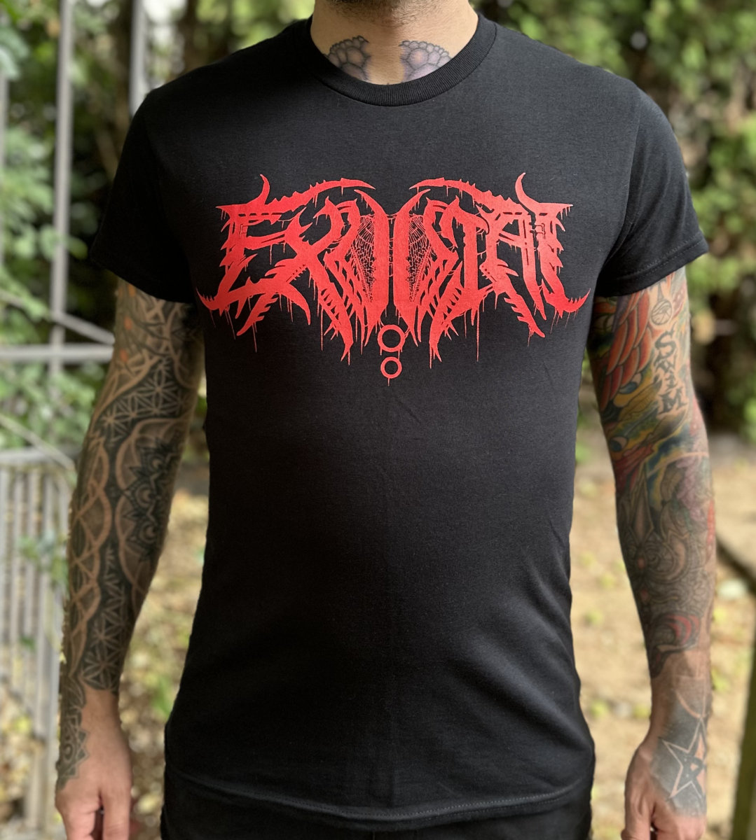 Red Logo Black Shirt