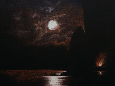 Midnight Over Curiñanco - (Original Collection-Physical Painting