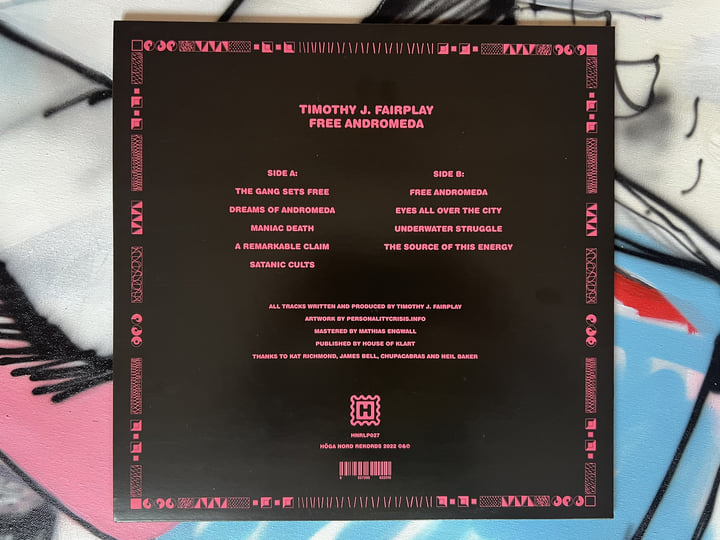HNRLP027: Free Andromeda | Timothy J. Fairplay | Höga Nord