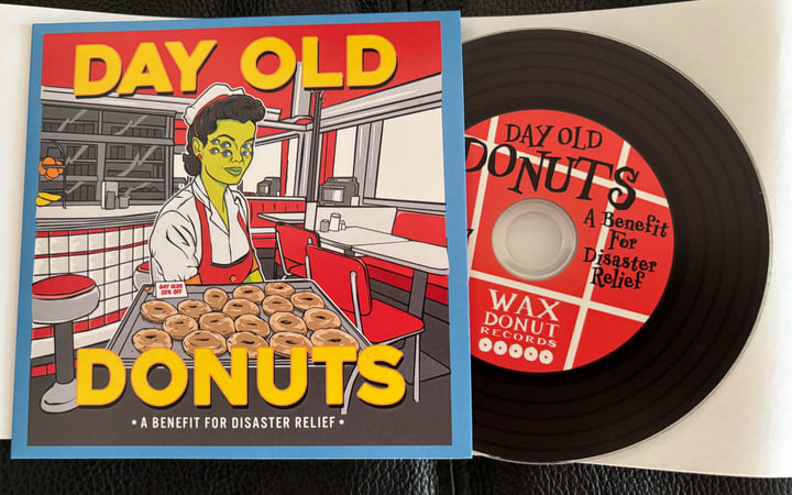 TASTE OF DONUTS RECORD ポスター Day Old Donuts | Various Artists | Wax Donut Records