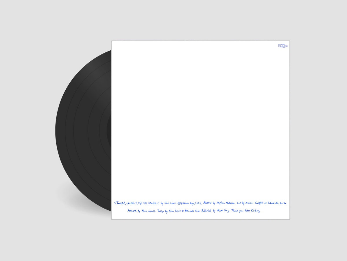 オーストリアLP Klara Lewis Thankful EMEGO313 Editions Mego /00260 Austrian Lp Klara Lewis Thankful Emego313 Editions Mego