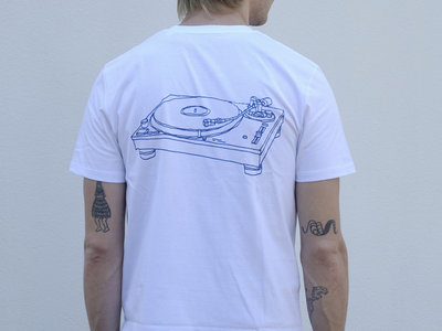 Kompakt x Pusher Tony (White T-Shirt with Blue print) | Kompakt