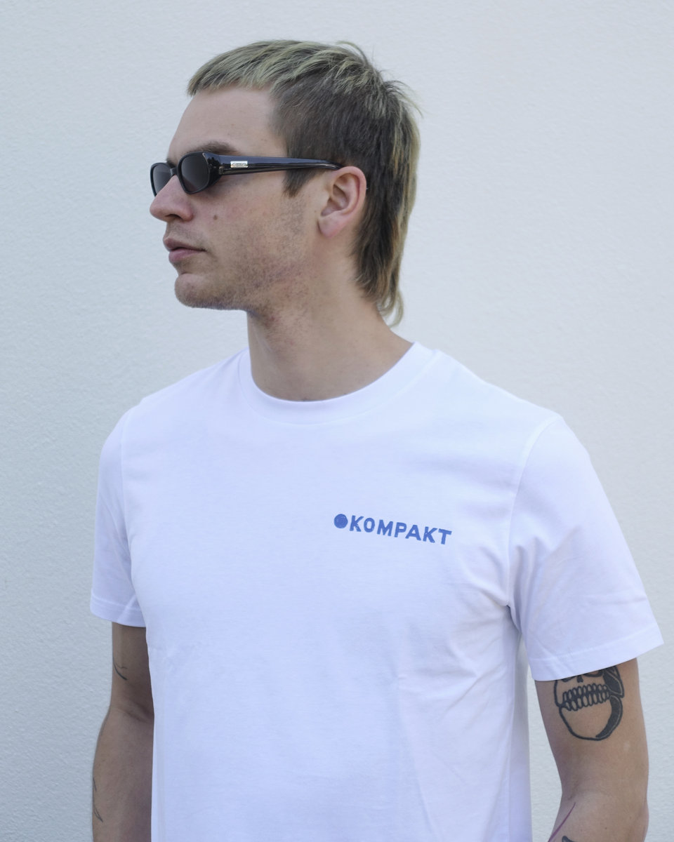 ★COMPAKT RECORD BAR★ BIG BASS Tshirt White Kompakt record bar t-shirt NWT