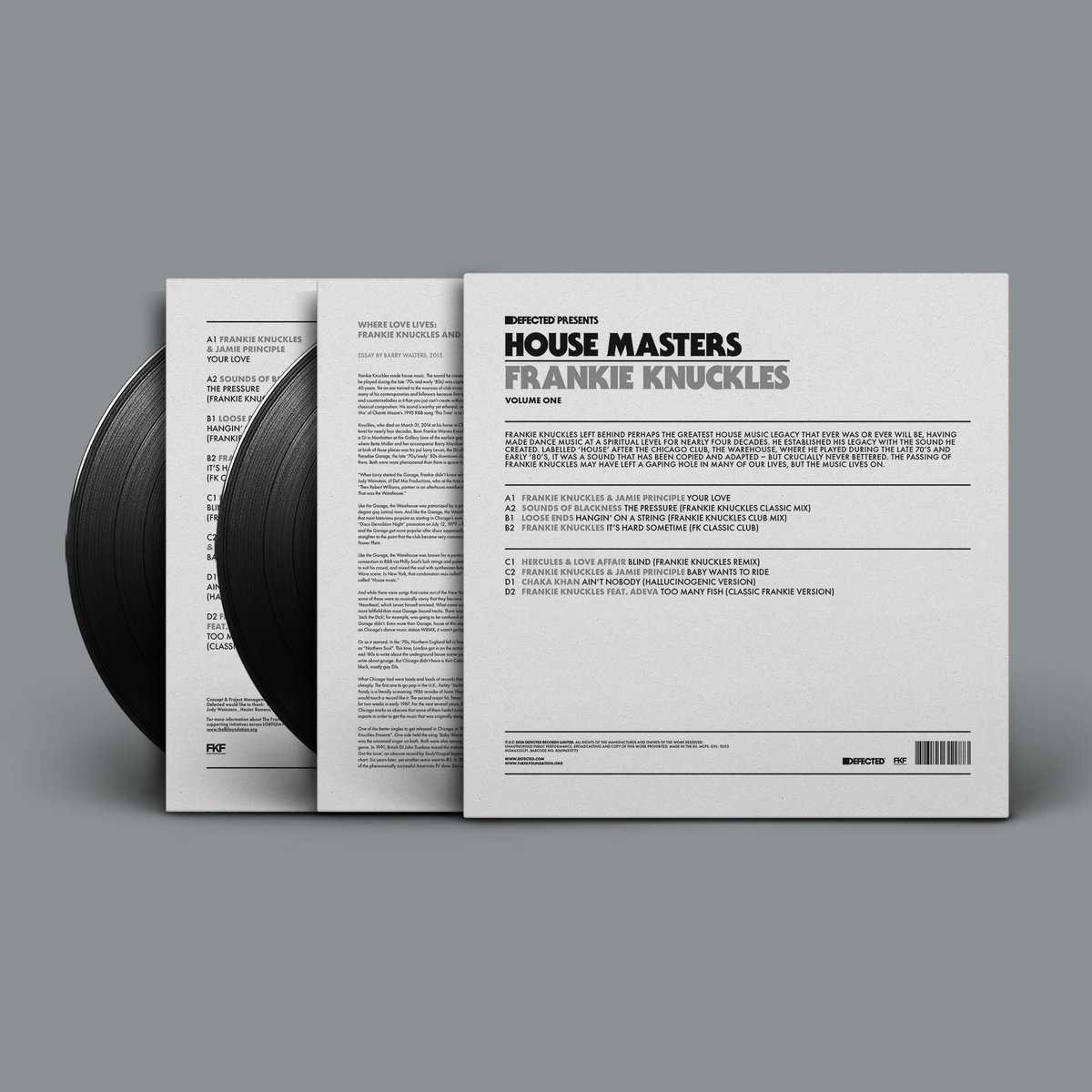 House Masters: Frankie Knuckles Volume One (2 x Vinyl LP