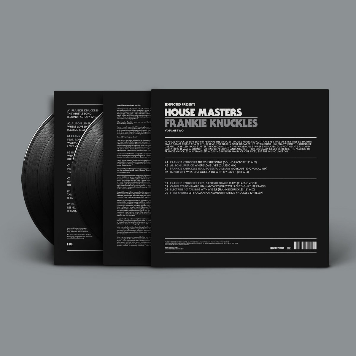 FRANKIE KNUCKLES 『HOUSE MASTERS』 House Masters: Frankie Knuckles Volume One 2X LP | Defected