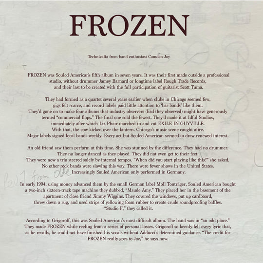 Frozen | Souled American