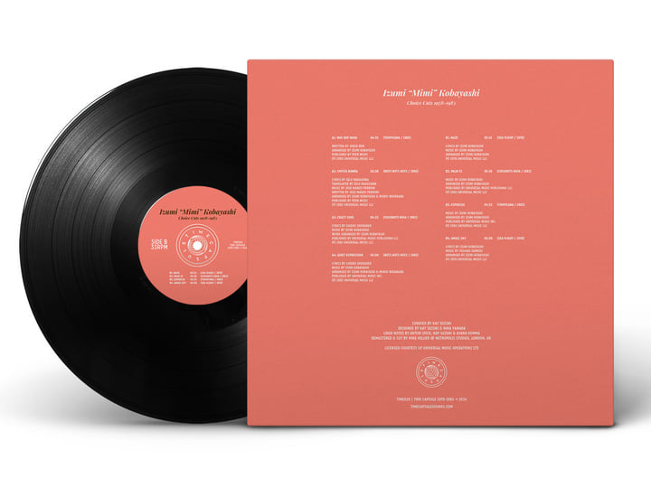 英LP Mimi Izumi Kobayashi Choice Cuts 1978-1983 TIME020 Time Capsule (4) /00260 Choice Cuts 1978-1983 | Izumi 