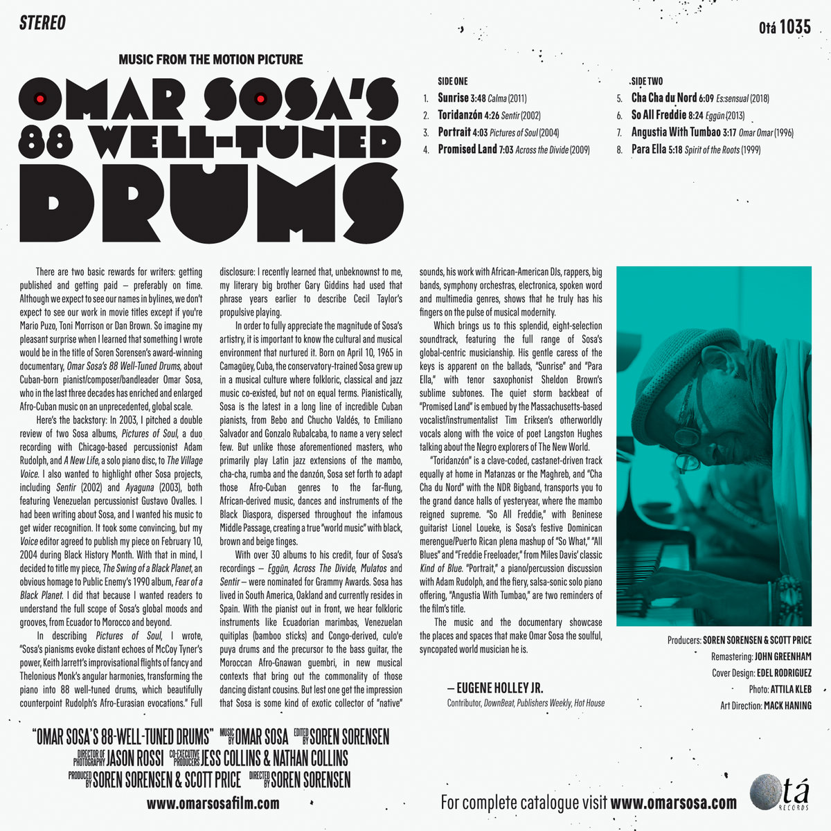 Omar Sosa's 88 Well-Tuned Drums | Omar Sosa