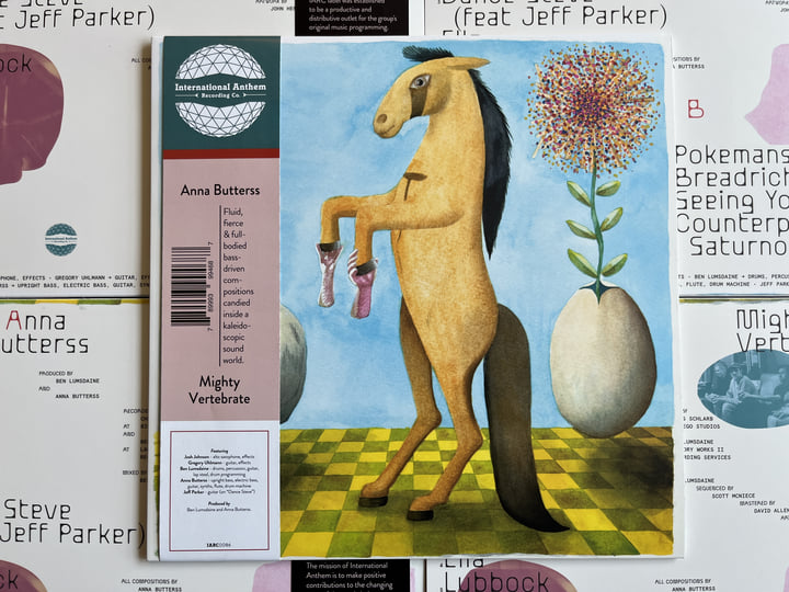 LP Anna Butterss Mighty Vertebrate IARC0086 International Anthem 未開封 /00260 Mighty Vertebrate | Anna Butterss | International Anthem