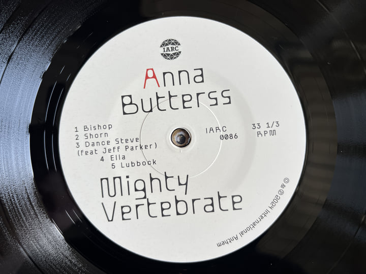 欧LP Anna Butterss Mighty Vertebrate (Color Vinyl) IARC0086COLORVI International Anthem 未開封 /00260 Mighty Vertebrate | Anna Butterss | International Anthem