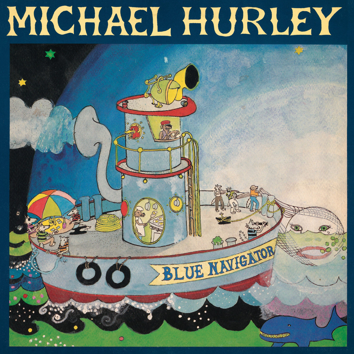 Mike Hurley - Michael hurley レコード Michael Hurley - Blue Navigator LP - FIRST PRESSING - REISSUE