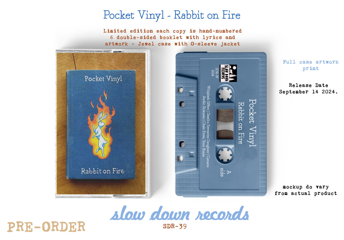 Fire Rabbit Card Rabbit on Fire | Pocket Vinyl