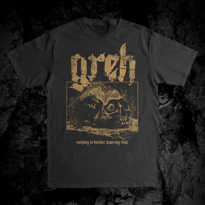 Nothing Is Darker Than My Fear Shirt / grey, copper, black