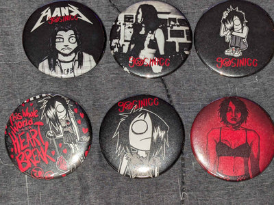 6 Pack Button Set | Gosinicc