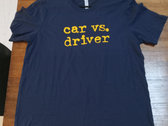 Stickfigure Recordings - Car Vs. Driver blue T-shirt