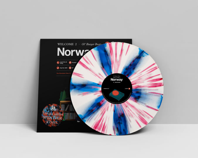 ノルウェイLP Ol Burger Welcome 2 Norway JANSEN157LP Jansen Plateproduksj 未開封 /00260 Welcome 2 Norway | Ol' Burger Beats
