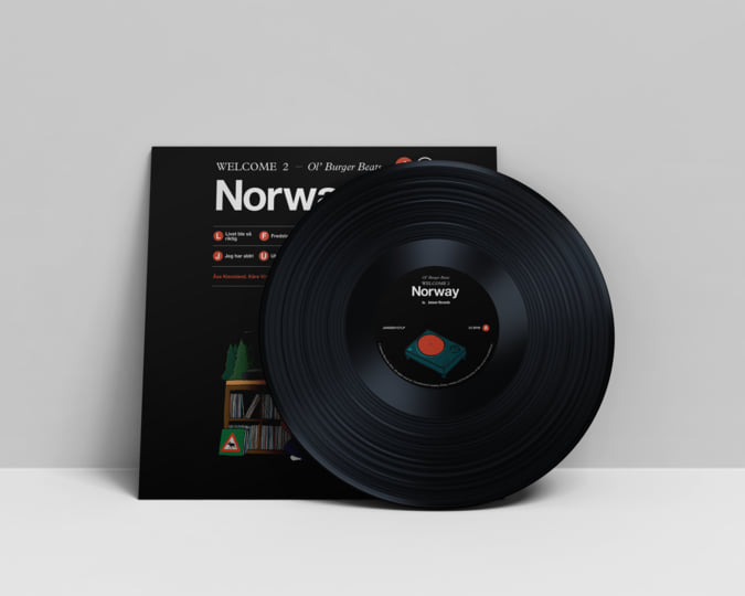 ノルウェイLP Ol Burger Welcome 2 Norway JANSEN157LP Jansen Plateproduksj 未開封 /00260 Welcome 2 Norway | Ol' Burger Beats