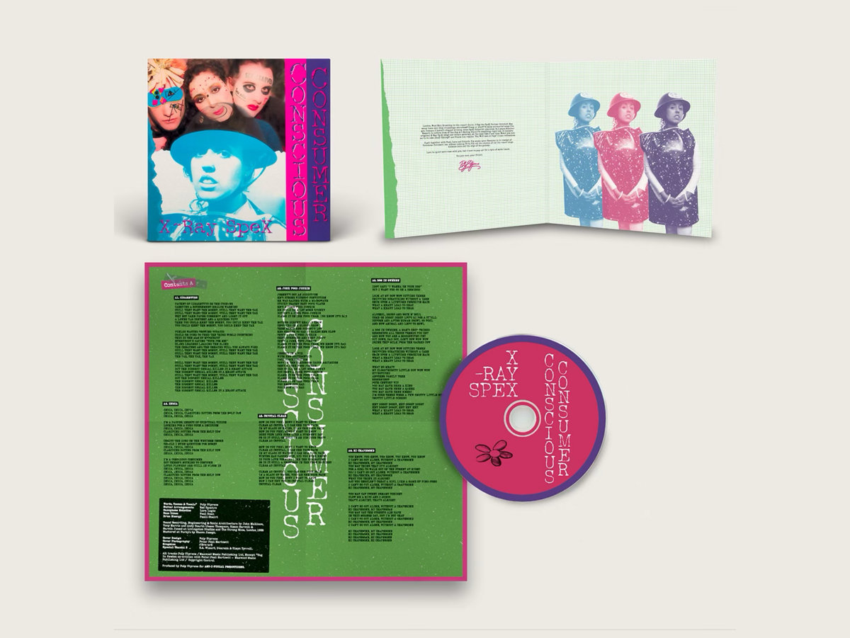 X-Ray Spex 'Conscious Consumer' (CD, Signed) | Essential Logic