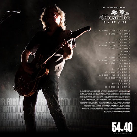 54•40 Live at El Mocambo | 54•40