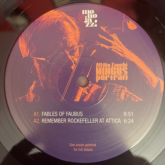 Mingus Portrait | Attilio Zanchi Septet | Right Tempo / Mono