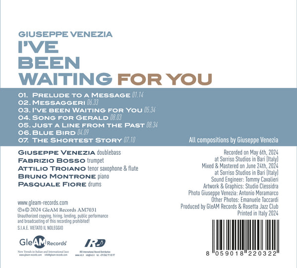I've Been Waiting For You | Giuseppe Venezia feat. Fabrizio Bosso