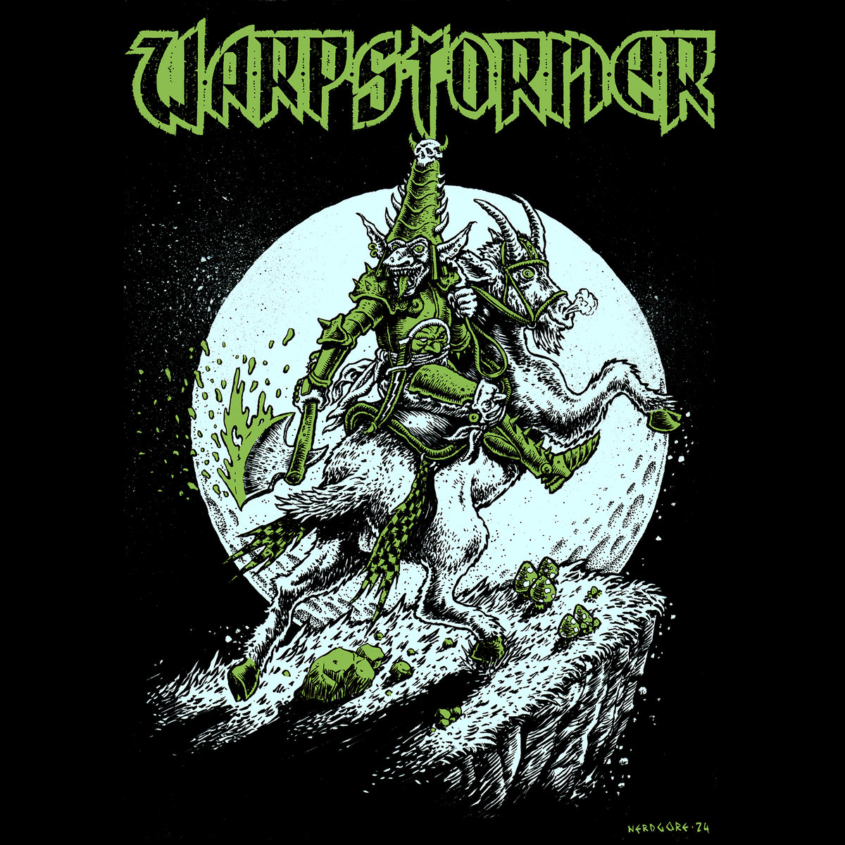10 CLEARANCE – GOAT GOBLIN t-shirt (GOBLIN GREEN EDITION