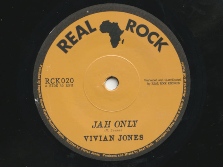 Vivian Jones - Jah Only | Vivian Jones | Real Rock Records