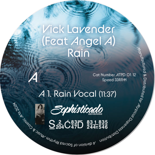 Vick Lavender, Angel A / Rain (Limited Blue Vinyl) Vick Lavender, Angel A / Rain (Limited Blue Vinyl)