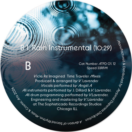 Vick Lavender, Angel A / Rain (Limited Blue Vinyl) Vick Lavender, Angel A / Rain (Limited Blue Vinyl)