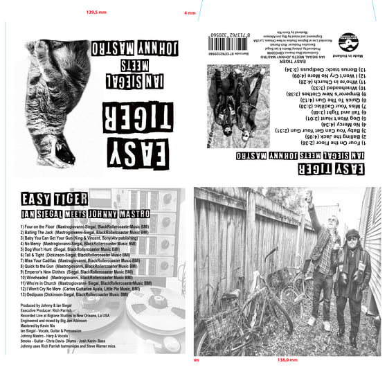 Easy Tiger | Johnny Mastro, Iain Siegal (November release