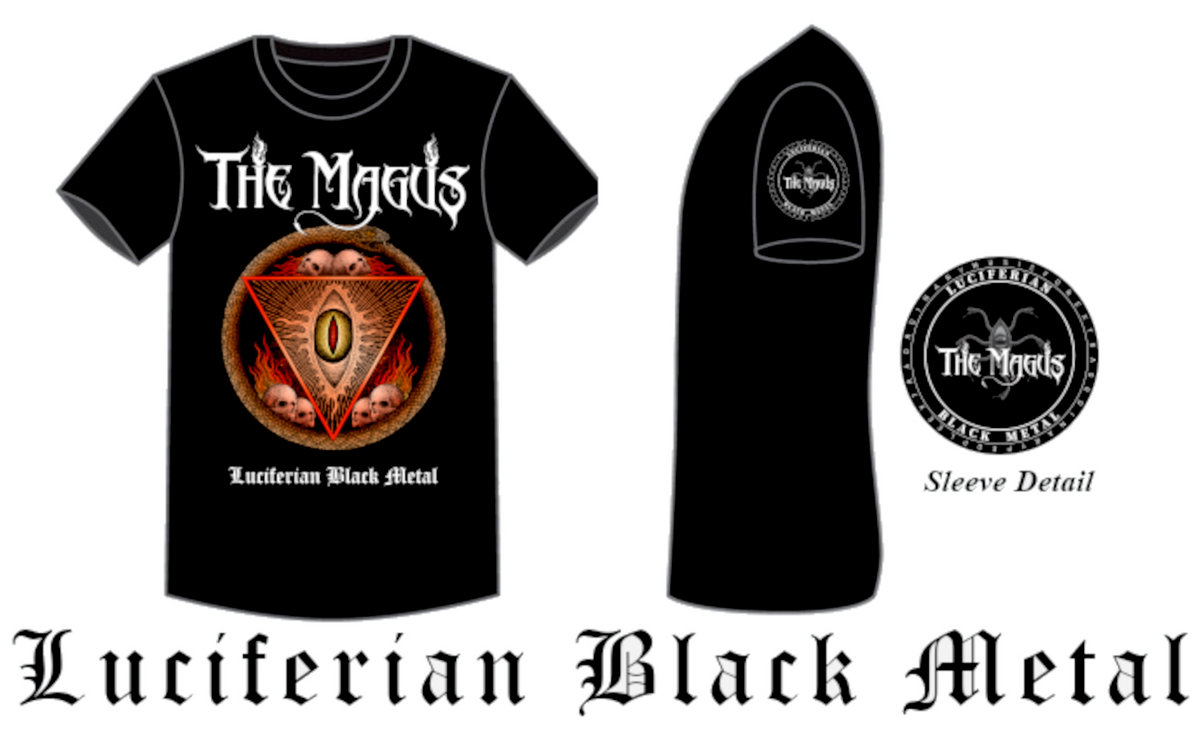 THE MAGUS-Luciferian Black metal t-shirt LIMTED EDITION