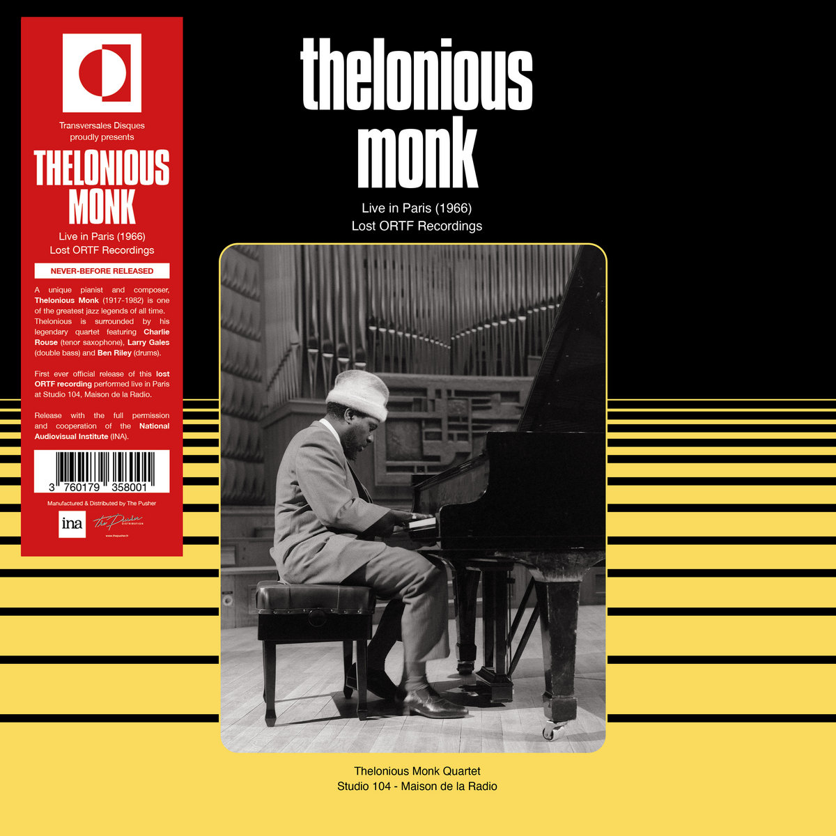 Live in Paris (1966) | Thelonious Monk | Transversales Disques