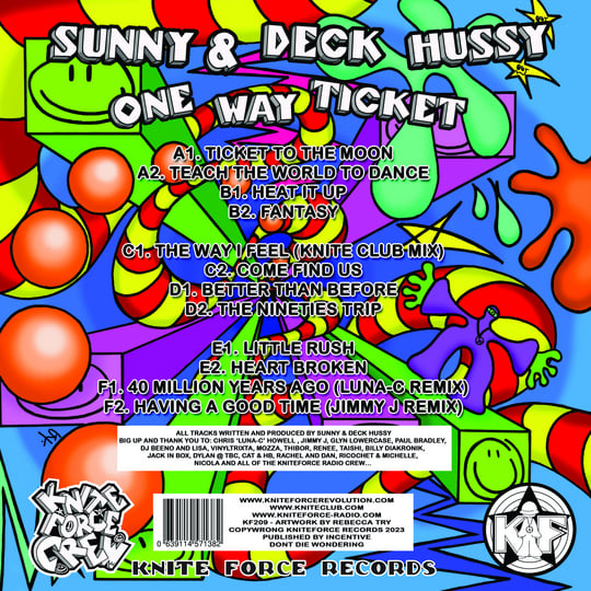 KF209 - One Way Ticket | Sunny and Deck Hussy | Kniteforce