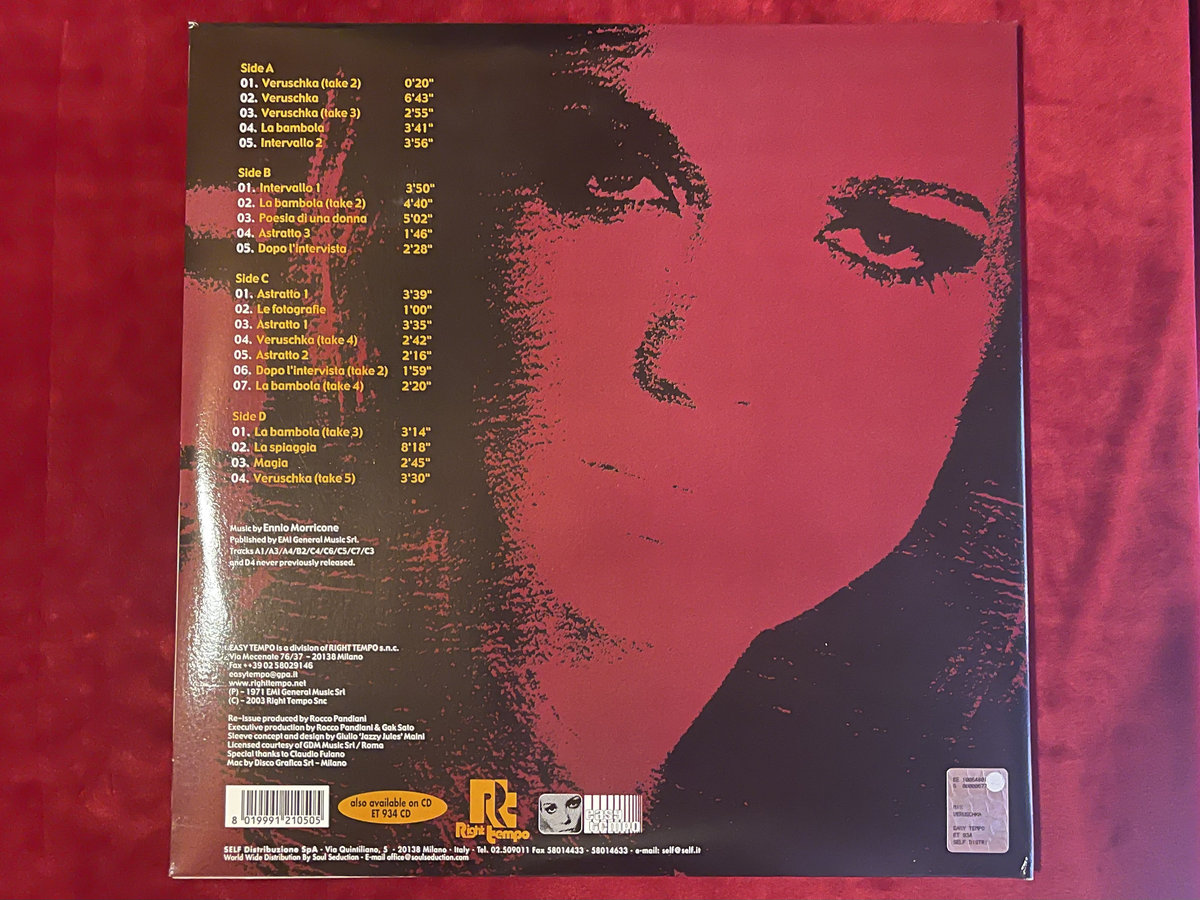 Veruschka (Original Complete OST) | Ennio Morricone | Right