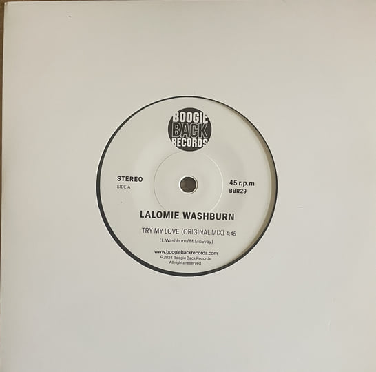 Try My Love (Boogie Back Mix) - Lalomie Washburn | Boogiebackrecords