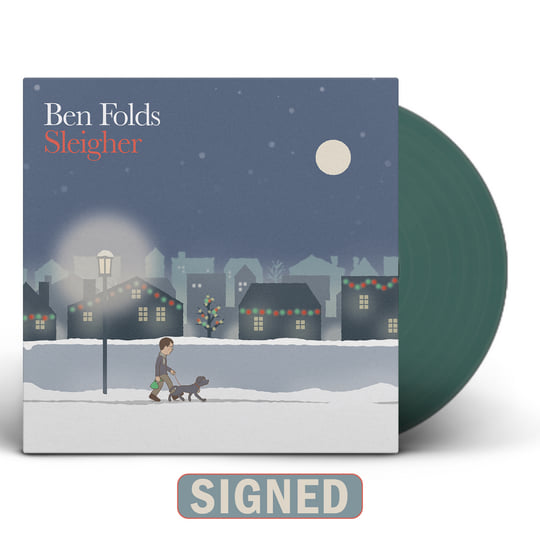 Ben Folds Sleigher LP サイン入り autographed Ben Folds Sleigher LP サイン入り autographed