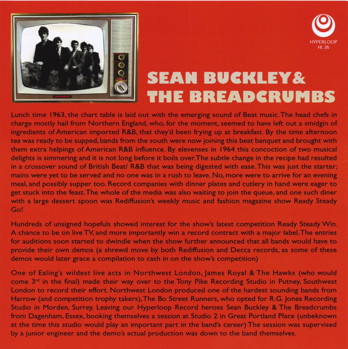 英7” Sean Buckley, Breadcrumbs It Hurts Me When I Cry / Everybody Knows SS421 STATESIDE /00080 Bye Bye USA b/w Everybody Knows | SEAN BUCKLEY & THE