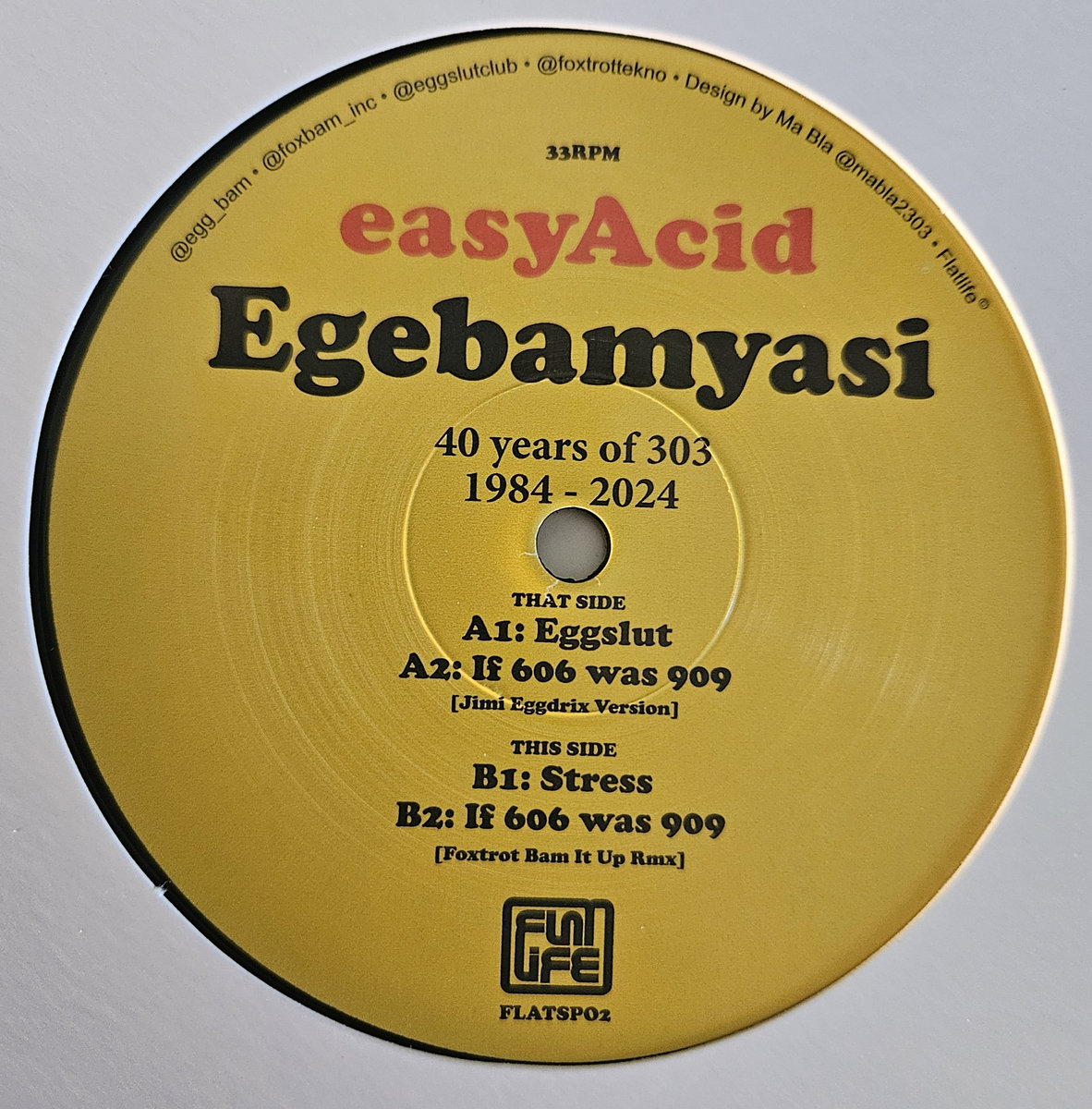 easyAcid EP - 40 Years of 303 (1984-2024) | Ege Bam Yasi